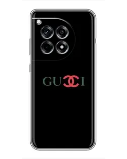 Чехол для OnePlus 12 Pro с картинкой «Gucci — красный градиент»