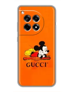 Чехол для OnePlus 12 Pro с картинкой «Микки Маус Gucci — оранж» Чехол для OnePlus 12 Pro с картинкой «Микки Маус Gucci — оранж»