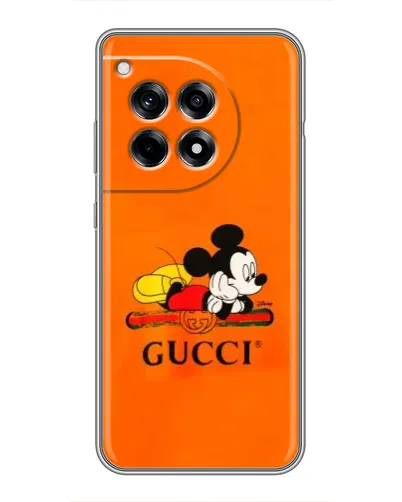Чехол для OnePlus 12 Pro с картинкой «Микки Маус Gucci — оранж» Чехол для OnePlus 12 Pro с картинкой «Микки Маус Gucci — оранж»