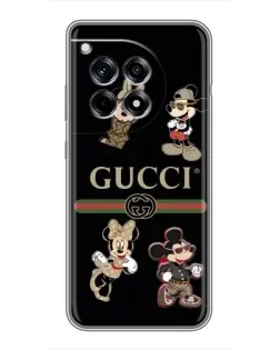 Чехол для OnePlus 12 Pro с картинкой «Gucci — герои Disney и монограмма» Чехол для OnePlus 12 Pro с картинкой «Gucci — герои Disney и монограмма»