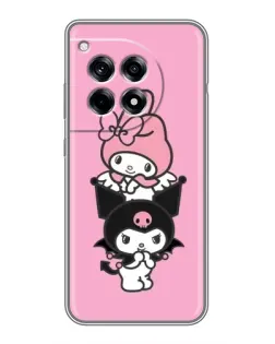 Чехол для OnePlus 12 Pro с картинкой «My Melody и Kuromi» Чехол для OnePlus 12 Pro с картинкой «My Melody и Kuromi»