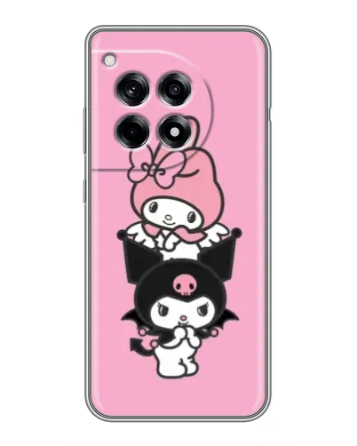 Чехол для OnePlus 12 Pro с картинкой «My Melody и Kuromi»
