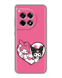 Чехол для OnePlus 12 Pro с картинкой «Kuromi и My Melody» Чехол для OnePlus 12 Pro с картинкой «Kuromi и My Melody»
