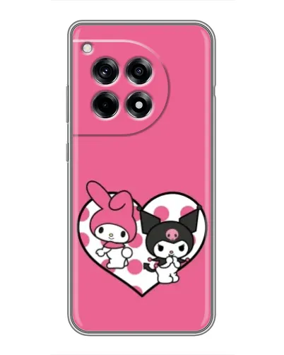 Чехол для OnePlus 12 Pro с картинкой «Kuromi и My Melody»