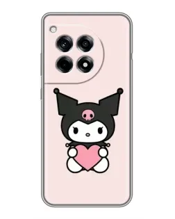Чехол для OnePlus 12 Pro с картинкой «Kuromi и сердце» Чехол для OnePlus 12 Pro с картинкой «Kuromi и сердце»