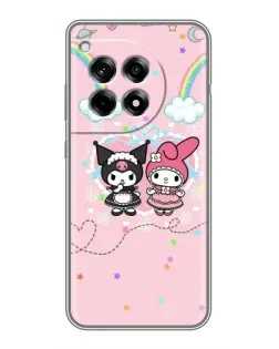 Чехол для OnePlus 12 Pro с картинкой «My Melody и Kuromi» Чехол для OnePlus 12 Pro с картинкой «My Melody и Kuromi»
