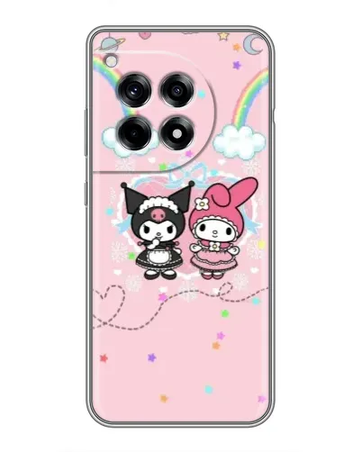Чехол для OnePlus 12 Pro с картинкой «My Melody и Kuromi»