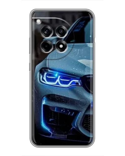Чехол для OnePlus 12 Pro с картинкой «Взгляд BMW с синими фарами» Чехол для OnePlus 12 Pro с картинкой «Взгляд BMW с синими фарами»