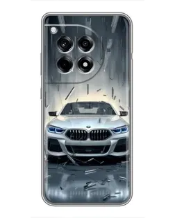 Чехол для OnePlus 12 Pro с картинкой «BMW в свете фар»