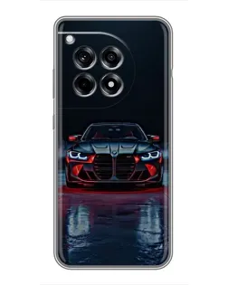Чехол для OnePlus 12 Pro с картинкой «BMW на мокрой дороге»