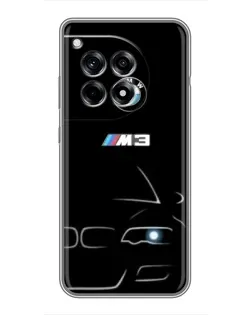 Чехол для OnePlus 12 Pro с картинкой «Минималистичный принт BMW M3»