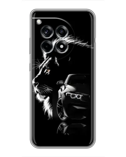 Чехол для OnePlus 12 Pro с картинкой «BMW и лев» Чехол для OnePlus 12 Pro с картинкой «BMW и лев»