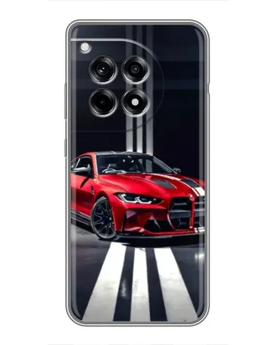 Чехол для OnePlus 12 Pro с картинкой «Красная BMW на дороге» Чехол для OnePlus 12 Pro с картинкой «Красная BMW на дороге»