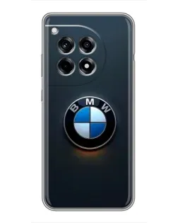 Чехол для OnePlus 12 Pro с картинкой «Логотип BMW — минимализм»