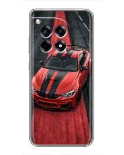 Чехол для OnePlus 12 Pro с картинкой «BMW на красной дорожке»