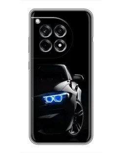 Чехол для OnePlus 12 Pro с картинкой «BMW — ночной взгляд» Чехол для OnePlus 12 Pro с картинкой «BMW — ночной взгляд»
