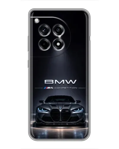 Чехол для OnePlus 12 Pro с картинкой «BMW сквозь ночной город» Чехол для OnePlus 12 Pro с картинкой «BMW сквозь ночной город»