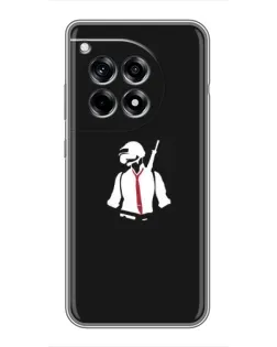 Чехол для OnePlus 12 Pro с картинкой «PUBG — силуэт воина»