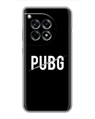 Чехол для OnePlus 12 Pro с картинкой «PUBG — белый логотип»