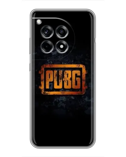 Чехол для OnePlus 12 Pro с картинкой «PUBG — золотой логотип»