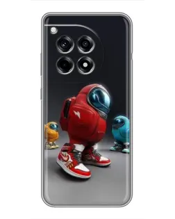 Чехол для OnePlus 12 Pro с картинкой «Among Us — 3D стиль»