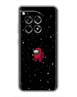 Чехол для OnePlus 12 Pro с картинкой «Красный Among Us»