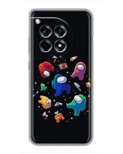 Чехол для OnePlus 12 Pro с картинкой «Among Us космос»