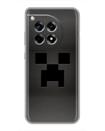 Чехол для OnePlus 12 Pro с картинкой «Черный крипер градиент»