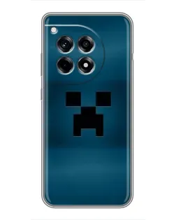Чехол для OnePlus 12 Pro с картинкой «Крипер текстура»