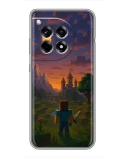 Чехол для OnePlus 12 Pro с картинкой «Стив у башни»