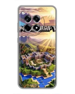Чехол для OnePlus 12 Pro с картинкой «Minecraft панорама»