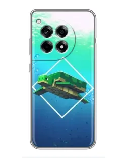 Чохол для OnePlus 12 Pro з картинкою «Черепаха Minecraft» Чохол для OnePlus 12 Pro з картинкою «Черепаха Minecraft»