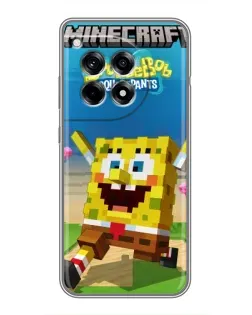 Чохол для OnePlus 12 Pro з картинкою «Губка Боб Minecraft» Чохол для OnePlus 12 Pro з картинкою «Губка Боб Minecraft»