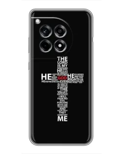 Чехол для OnePlus 12 Pro с картинкой «Текстовый крест» Чехол для OnePlus 12 Pro с картинкой «Текстовый крест»