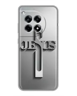 Чехол для OnePlus 12 Pro с картинкой «Металлический крест Jesus» Чехол для OnePlus 12 Pro с картинкой «Металлический крест Jesus»