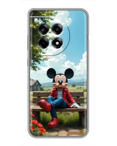 Чехол для OnePlus 12 Pro с картинкой «Микки на скамейке» Чехол для OnePlus 12 Pro с картинкой «Микки на скамейке»