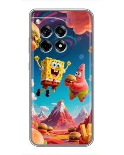 Чехол для OnePlus 12 Pro с картинкой «Космический фастфуд»
