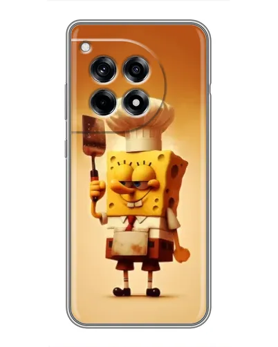 Чехол для OnePlus 12 Pro с картинкой «Губка Боб повар»