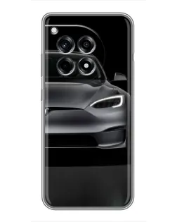 Чехол для OnePlus 12 Pro с картинкой «Tesla Model S Look» Чехол для OnePlus 12 Pro с картинкой «Tesla Model S Look»