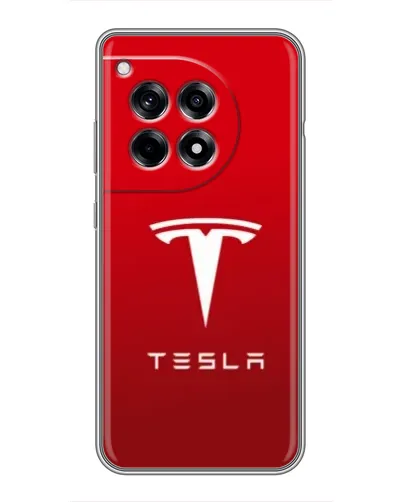Чехол для OnePlus 12 Pro с картинкой «Tesla Red Classic» Чехол для OnePlus 12 Pro с картинкой «Tesla Red Classic»