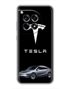 Чехол для OnePlus 12 Pro с картинкой «Tesla Model Y» Чехол для OnePlus 12 Pro с картинкой «Tesla Model Y»