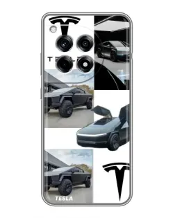 Чехол для OnePlus 12 Pro с картинкой «Коллаж Cybertruck Tesla» Чехол для OnePlus 12 Pro с картинкой «Коллаж Cybertruck Tesla»
