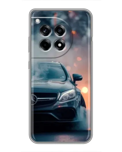 Чехол для OnePlus 12 Pro с картинкой «Mercedes — ночной город»