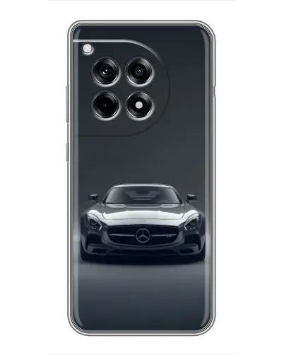Чехол для OnePlus 12 Pro с картинкой «Mercedes на черном»