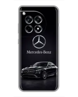 Чехол для OnePlus 12 Pro с картинкой «Mercedes — решетка радиатора»