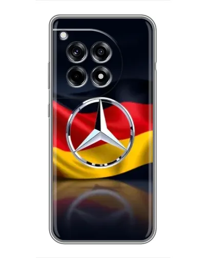 Чехол для OnePlus 12 Pro с картинкой «Mercedes — флаг Германии»