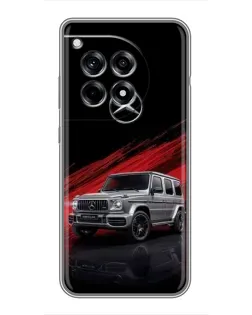 Чехол для OnePlus 12 Pro с картинкой «Mercedes G-Class красный»