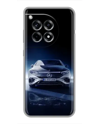 Чехол для OnePlus 12 Pro с картинкой «Ночной Mercedes EQ»