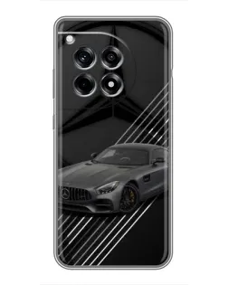 Чехол для OnePlus 12 Pro с картинкой «Mercedes AMG — графика»