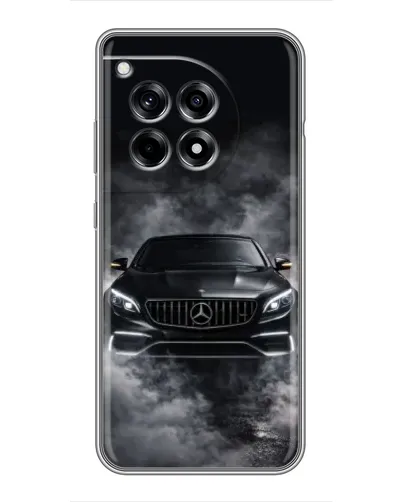 Чехол для OnePlus 12 Pro с картинкой «Mercedes в дыму»